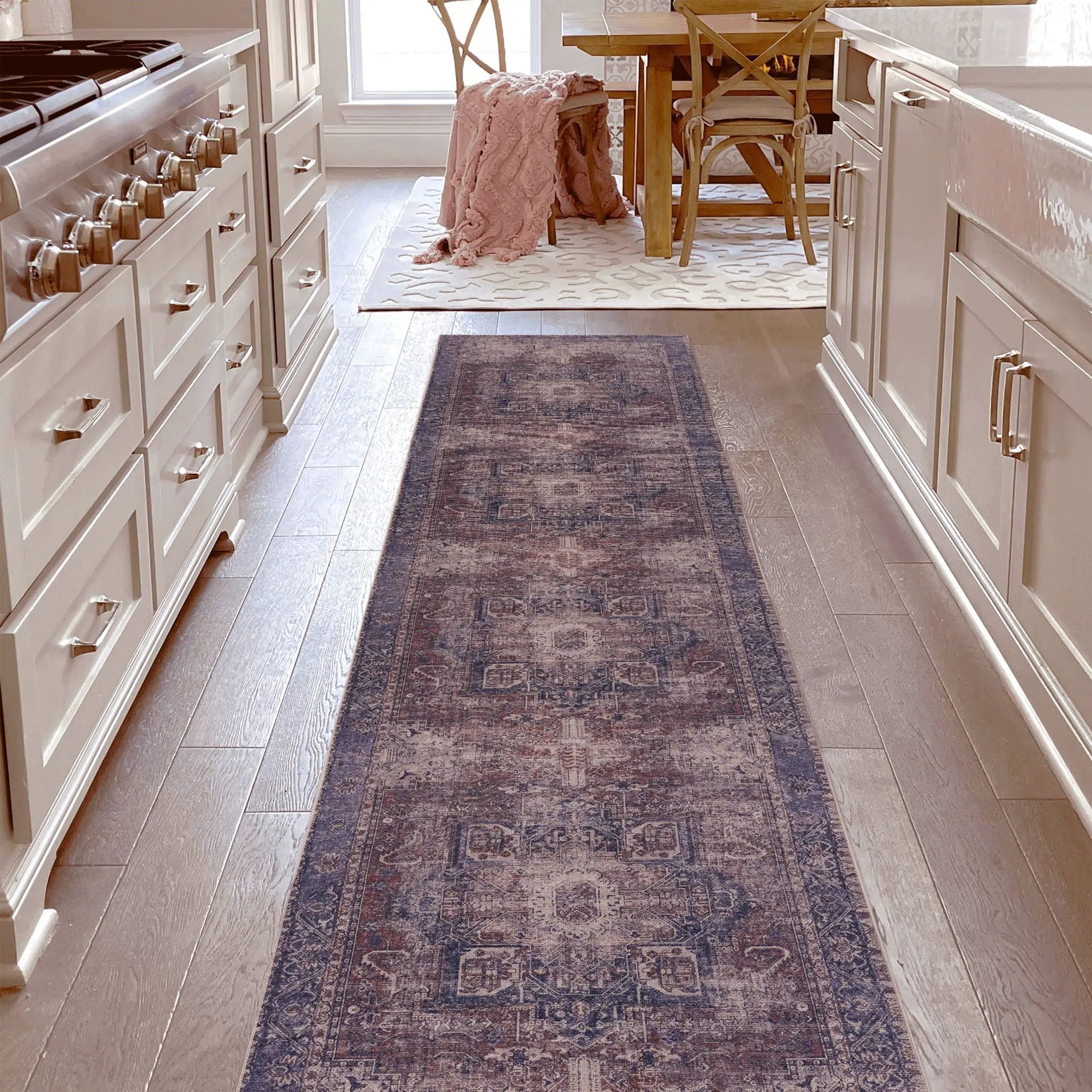 Maval - Runner Rug Washable by HouseOfZazla