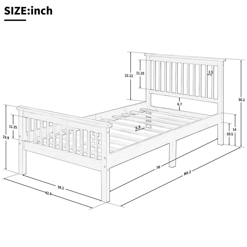 Platform Bed With Headboard And Footboard by Unique Piece Furniture