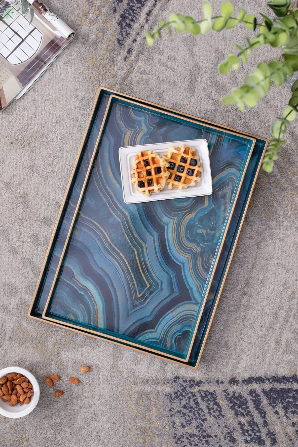 S/2 Effra Rectangular Trays by HouseOfZazla