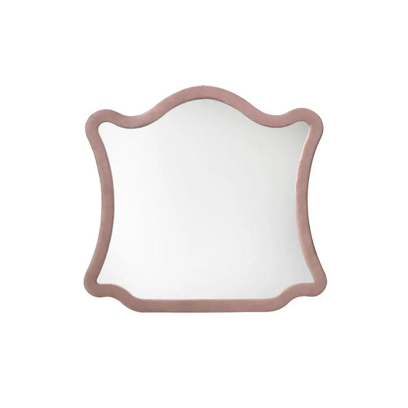 Salonia - Mirror - Pink Velvet by Unique Piece Furniture