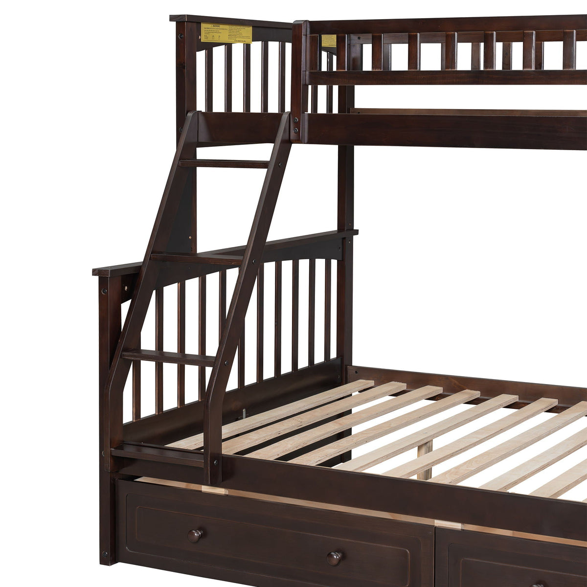 Convertible Storage Bunk Bed with Drawers - Twin Over Full, photo 16 of 40