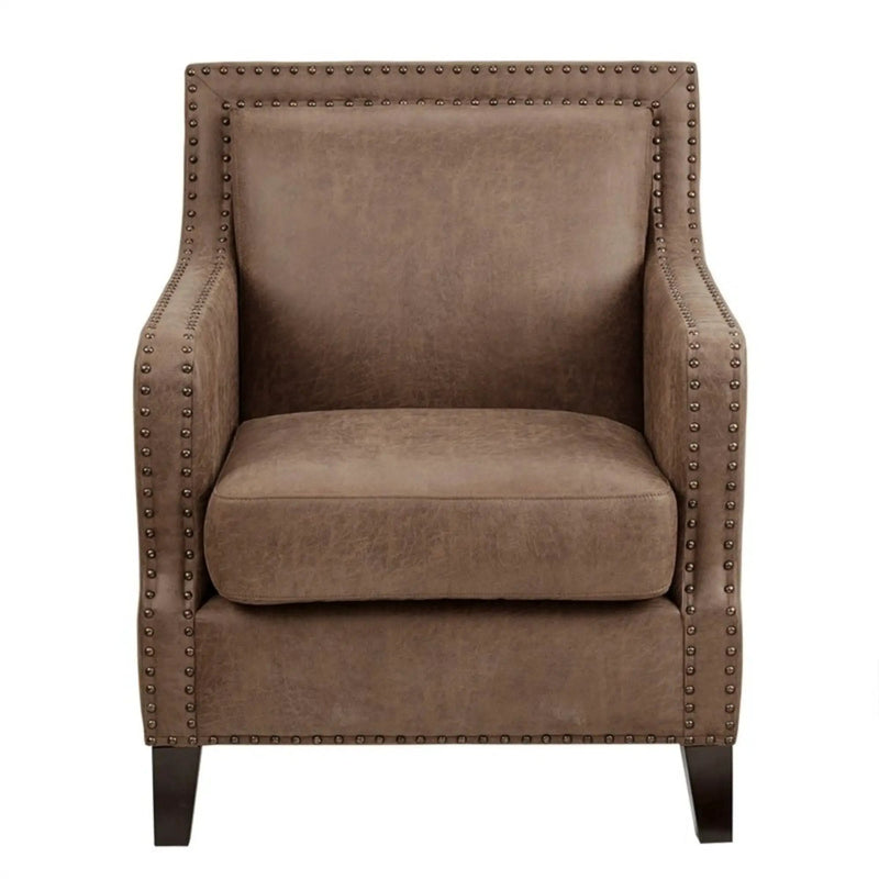 Shasta - Accent Chair With And Nail Buttons - Brown by Unique Piece Furniture