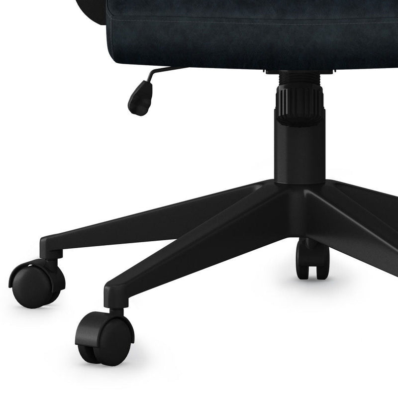 Brewer - Swivel Office Chair - Distressed Blue by HouseOfZazla