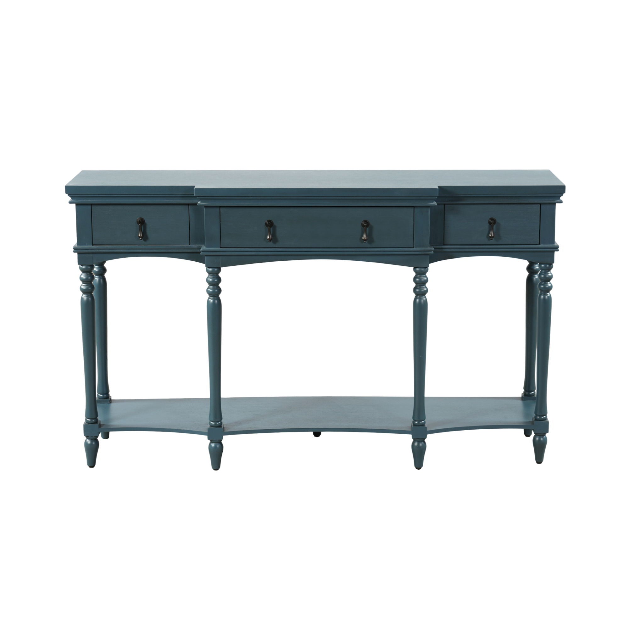 Retro Console Table With 3 Soft Close Drawers by HouseOfZazla