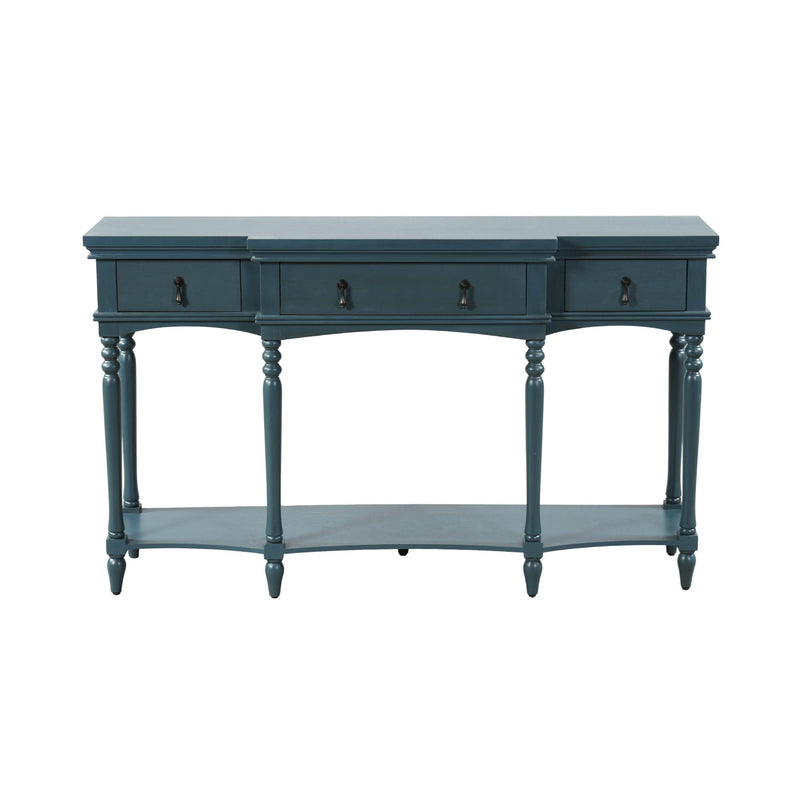 Retro Console Table With 3 Soft Close Drawers by HouseOfZazla