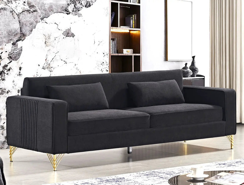 Aesthetic 3 Seater Couch With Classic Modern Appeal And Luxurious Soft Comfort by HouseOfZazla