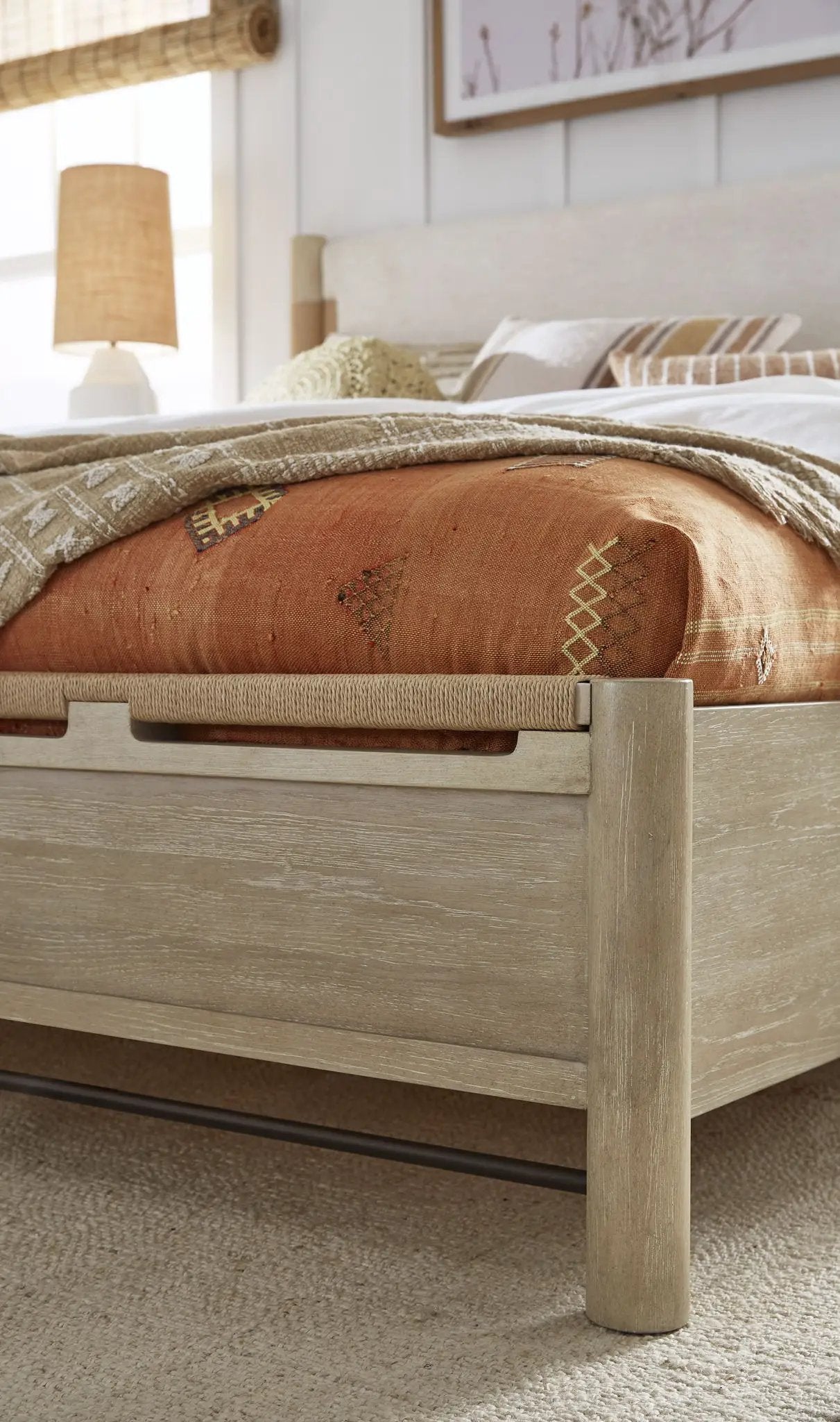 Sunset Cove - Panel Upholstered Bed by Unique Piece Furniture