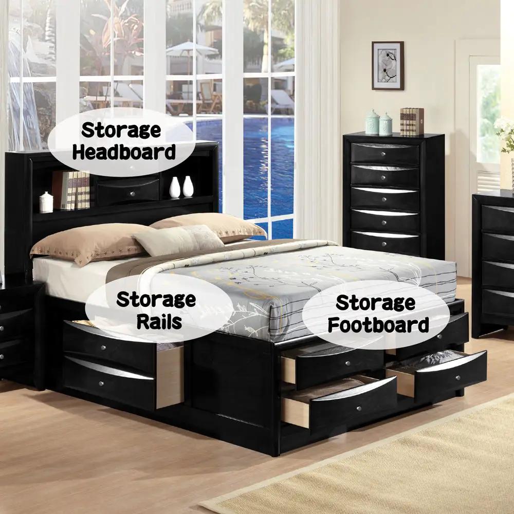 Ireland - Bed w/Storage by Unique Piece Furniture