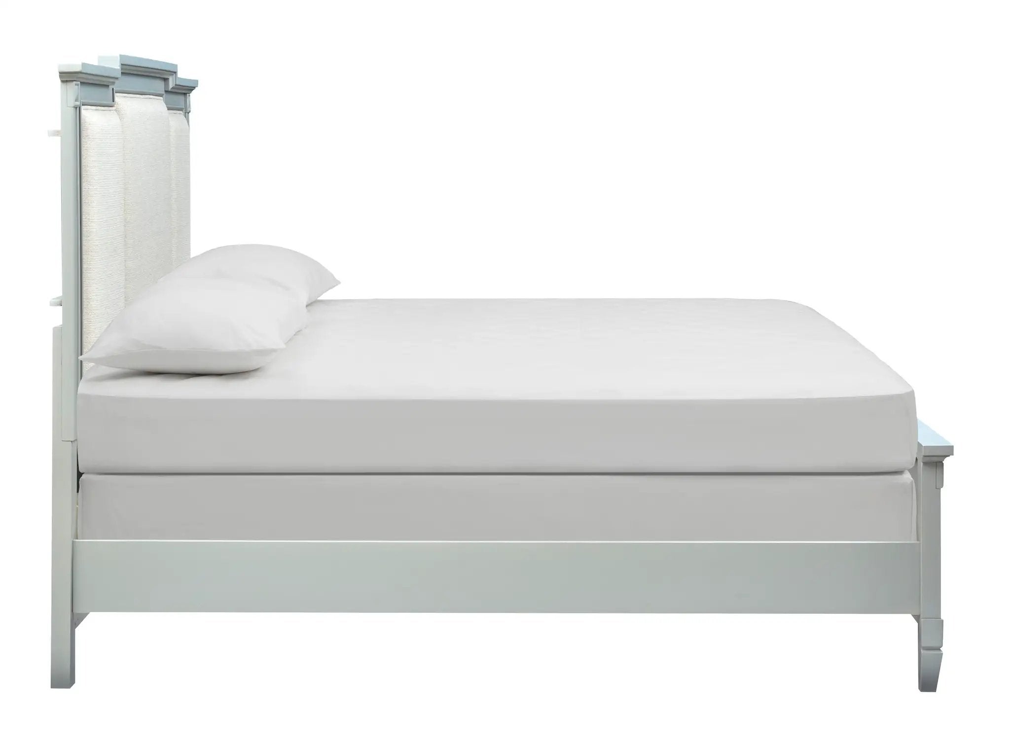 Glenbrook - Complete Panel Bed With Upholstered Headboard by Unique Piece Furniture