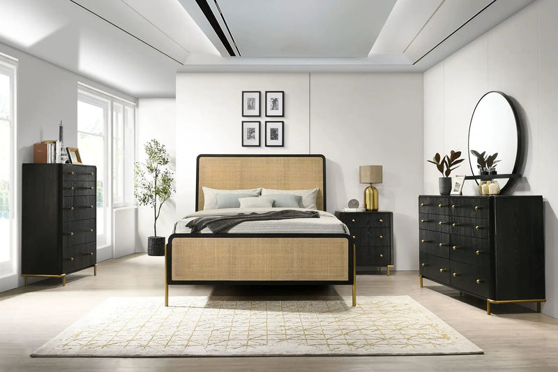 Arini Dresser Mirror Black by Unique Piece Furniture