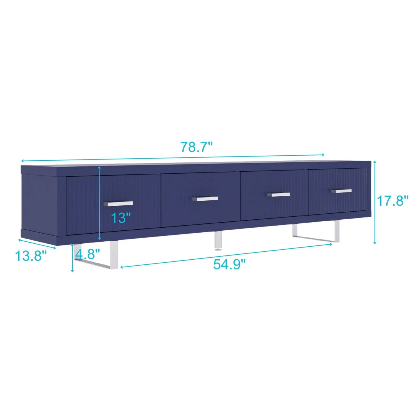 TV Stand With Slatted Drawers by HouseOfZazla