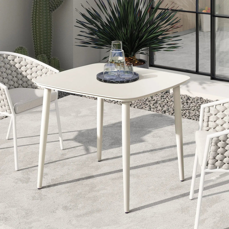 Santorini 33.5" Square Outdoor Patio Table by HouseOfZazla