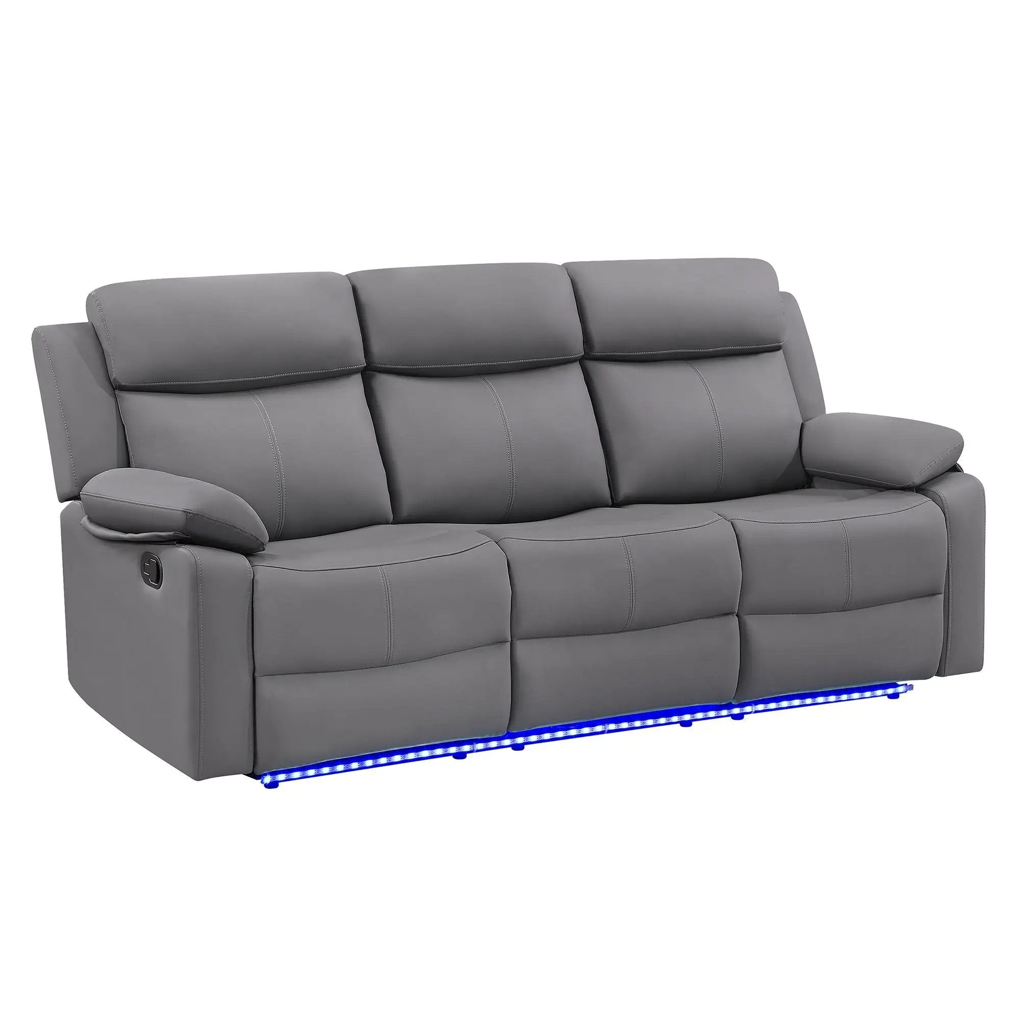 Blanche - Reclining Sofa With LED Lights by Unique Piece Furniture