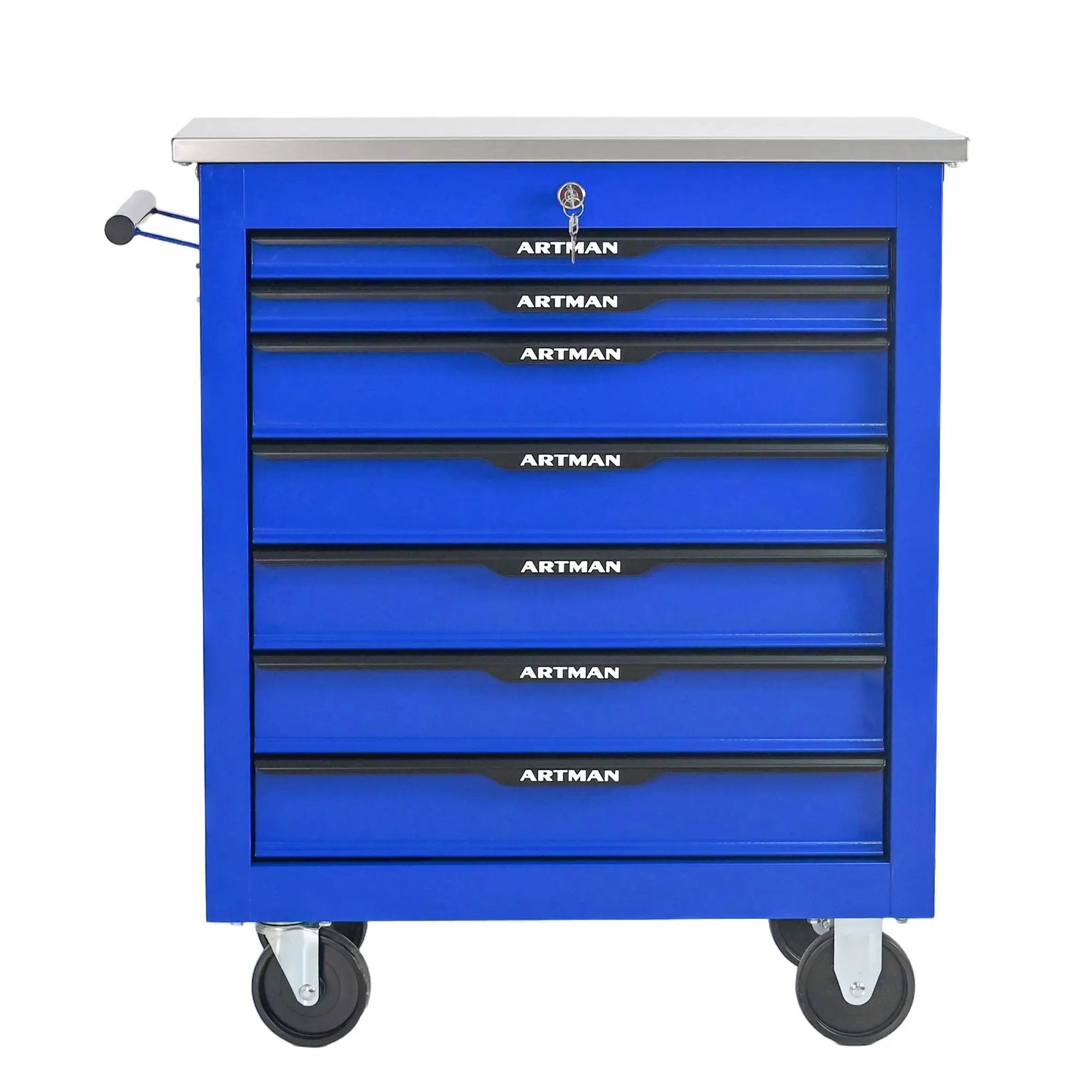 7 Drawers Multifunctional Tool Cart with Wheels by HouseOfZazla