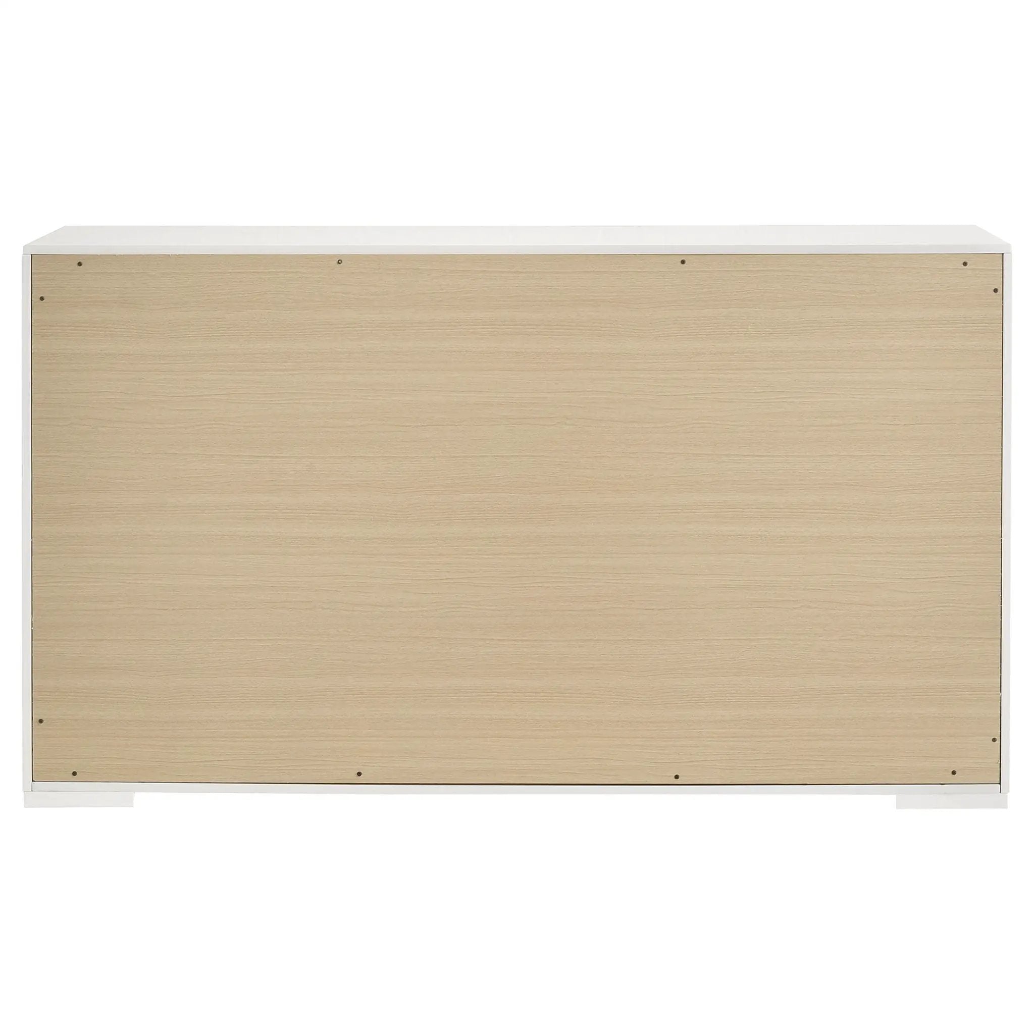 Ives 6-drawer Dresser Cabinet White High Gloss by Unique Piece Furniture