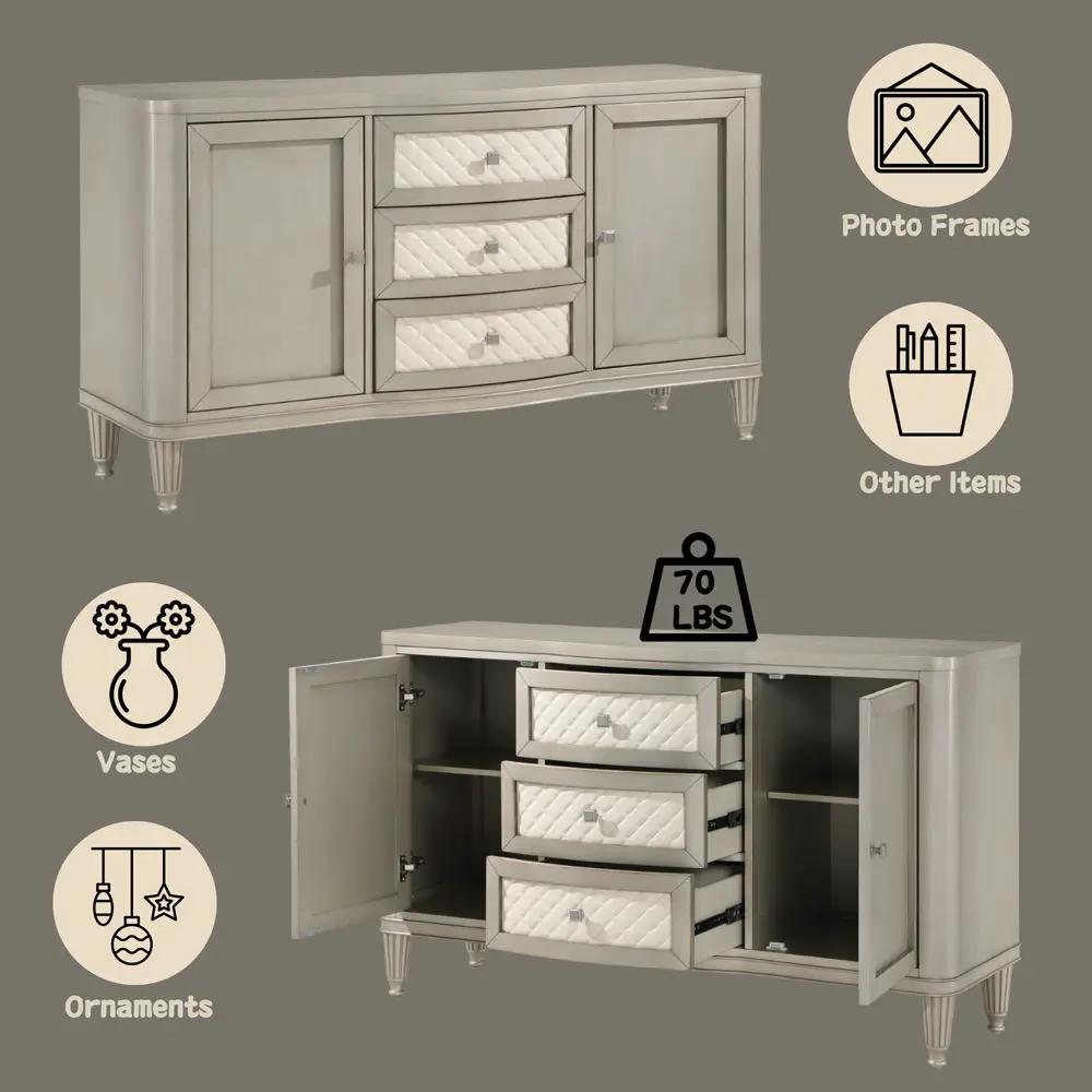 Kasa - Server - Champagne by Unique Piece Furniture