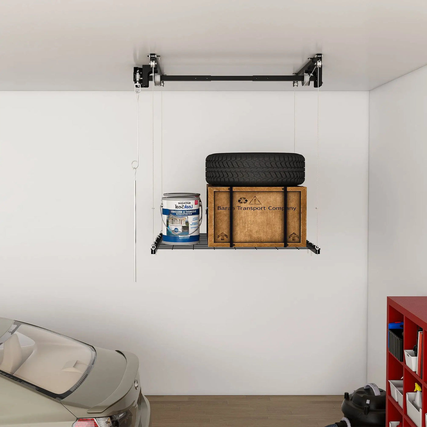Overhead Garage Storage Rack by HouseOfZazla