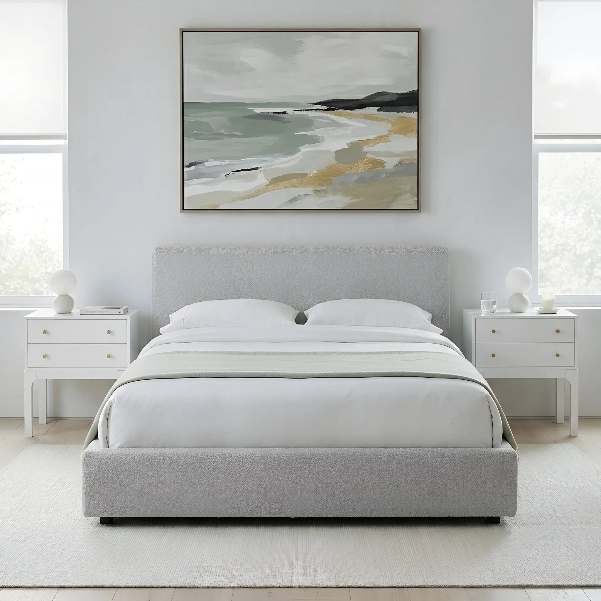 Alonso 2-Drawer Modern Nightstand by HouseOfZazla
