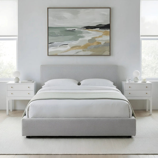 Alonso 2-Drawer Modern Nightstand, photo 2 of 10