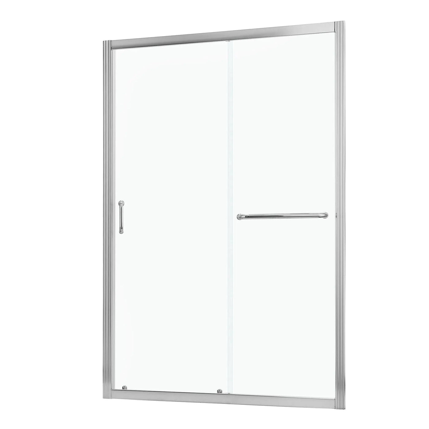 Single Sliding Bypass Shower Door Tempered Glass Enclosure by HouseOfZazla