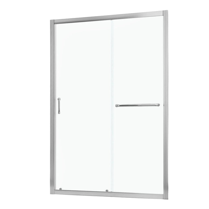 Single Sliding Bypass Shower Door Tempered Glass Enclosure by HouseOfZazla