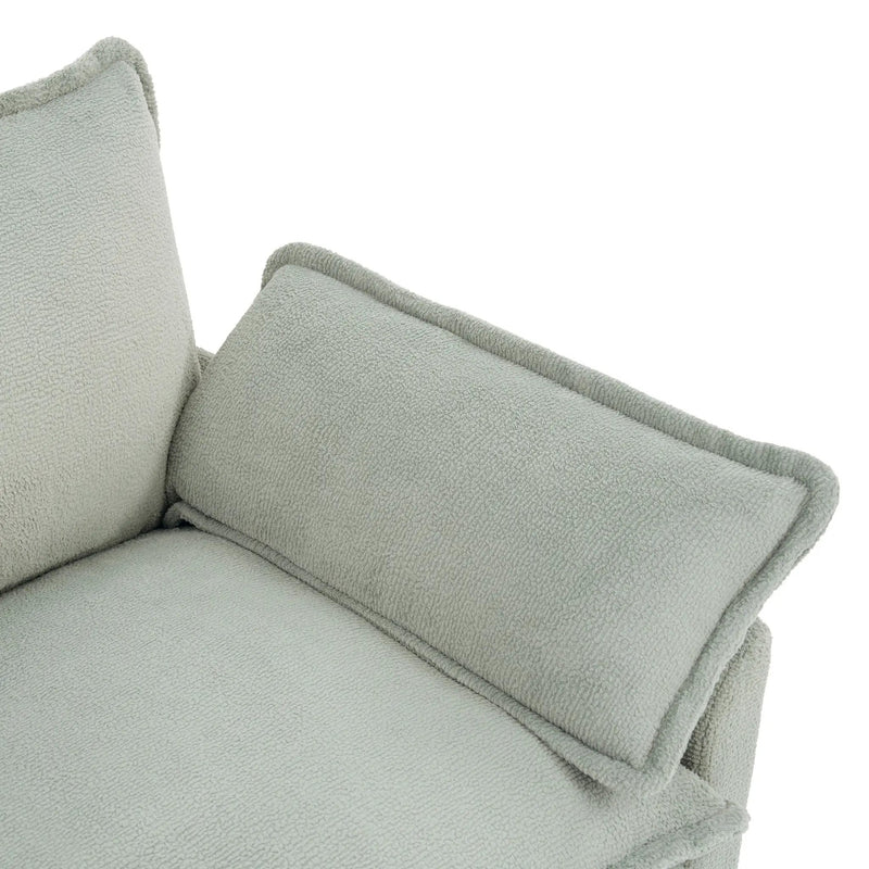 Modern Sofa Set With Double Layer Cushion And Side Storage Pockets by HouseOfZazla