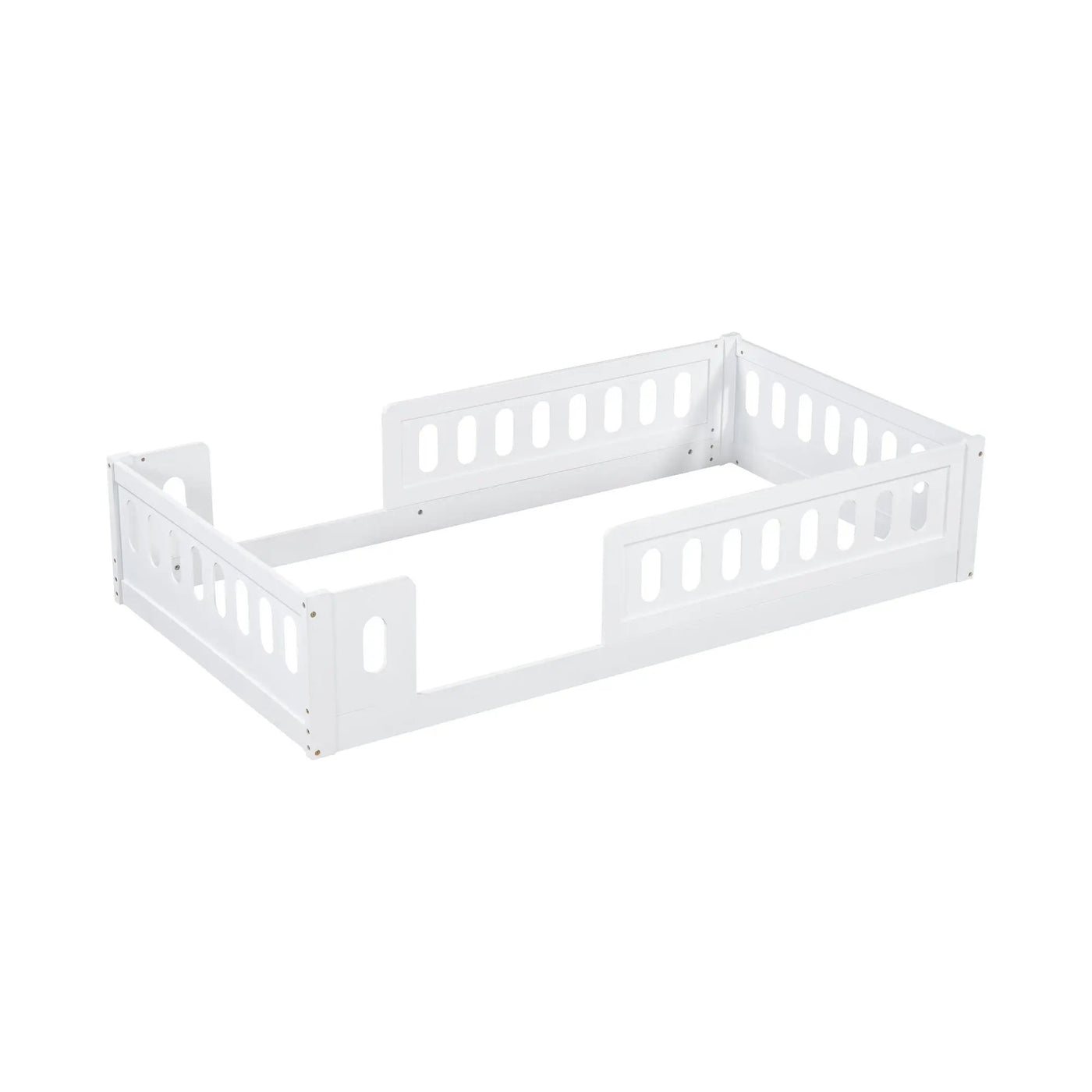 Platform Bed With Guardrail by HouseOfZazla
