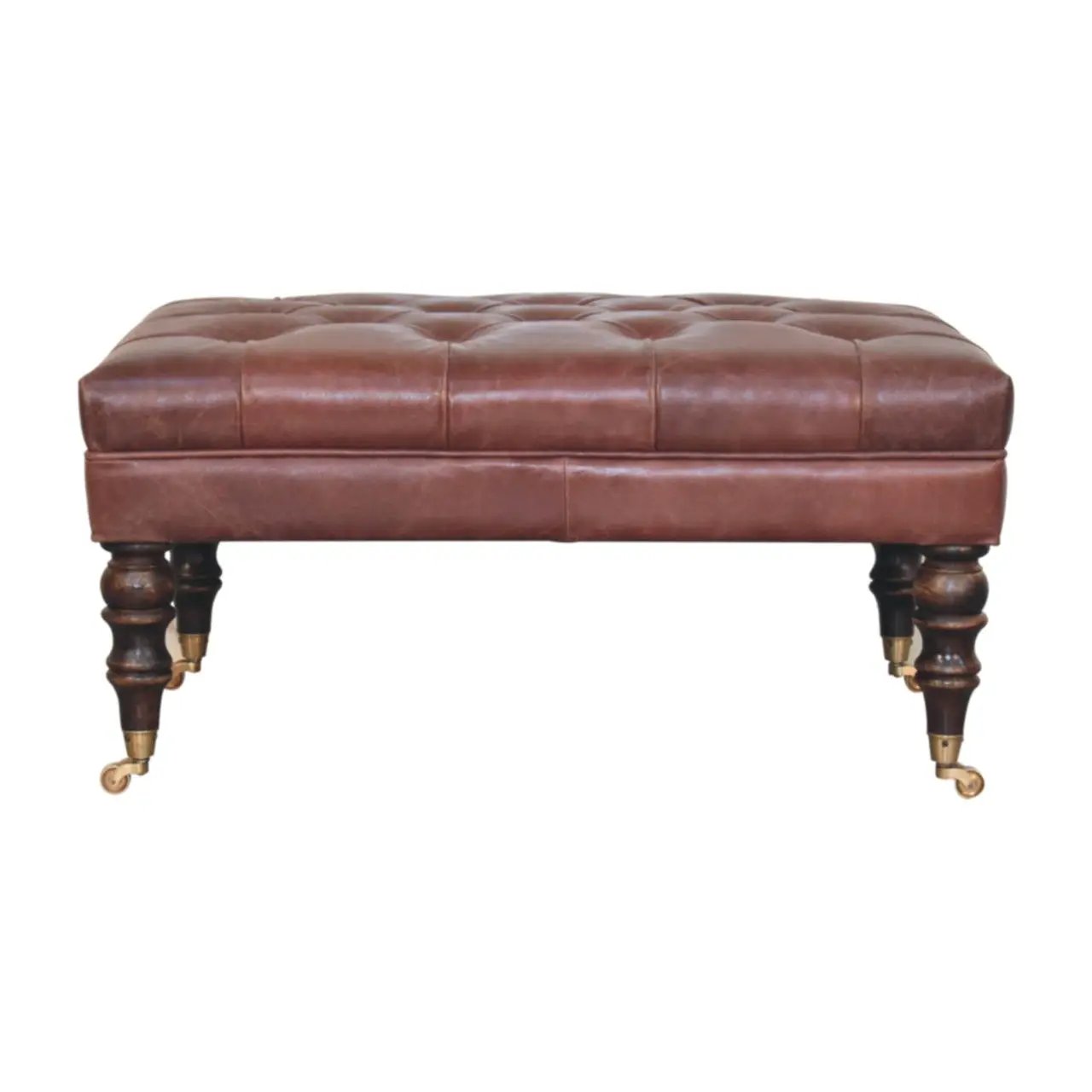 Buffalo - Ottoman With Castor Legs by Unique Piece Furniture