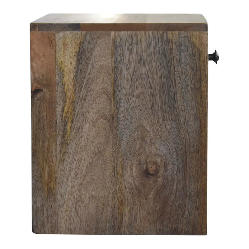Solid Wood Floating Mini Classic Bedside Table by HouseOfZazla