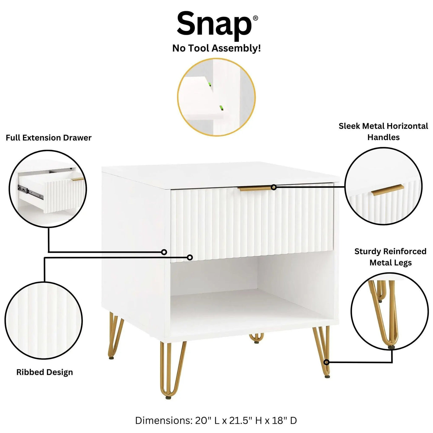 Dumbo - Modern Nightstand by HouseOfZazla