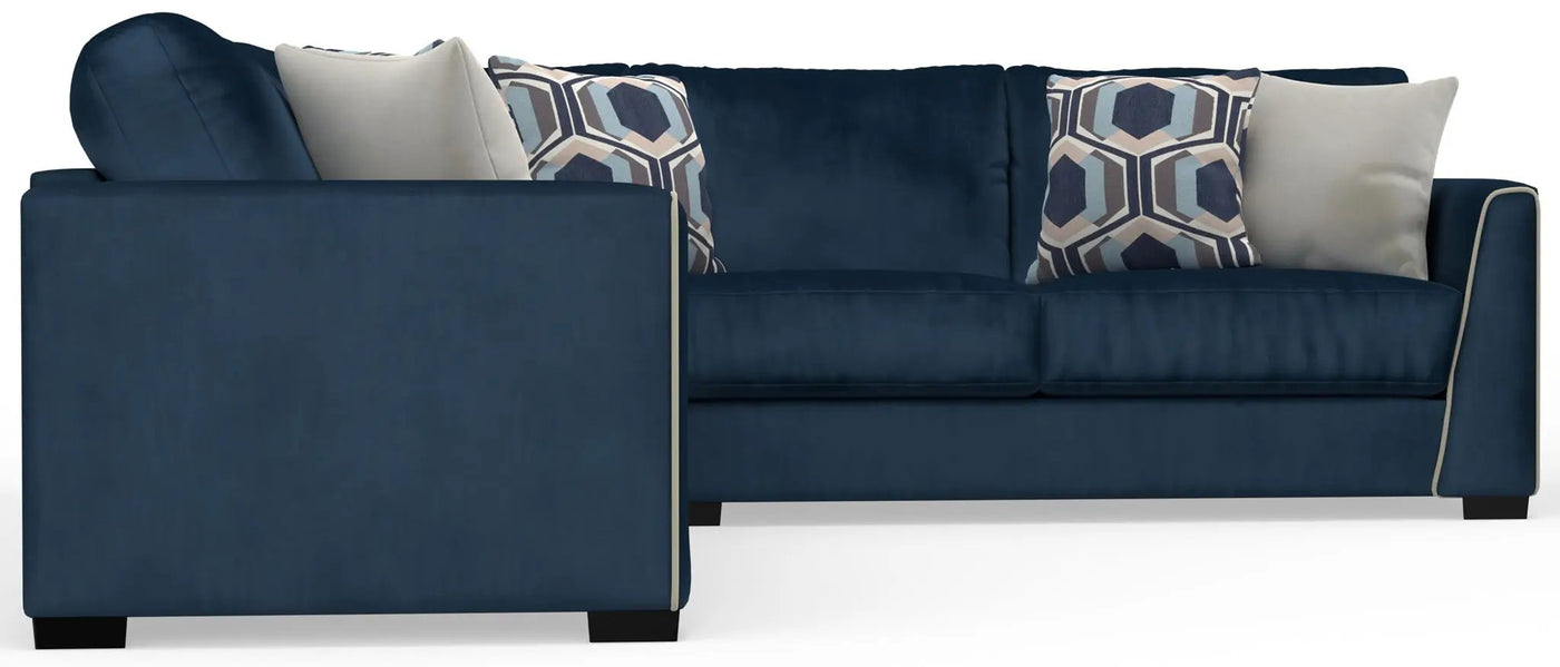 Jetson - Sectional With Comfort Coil Seat Cushions And Included Accent Pillows by Unique Piece Furniture