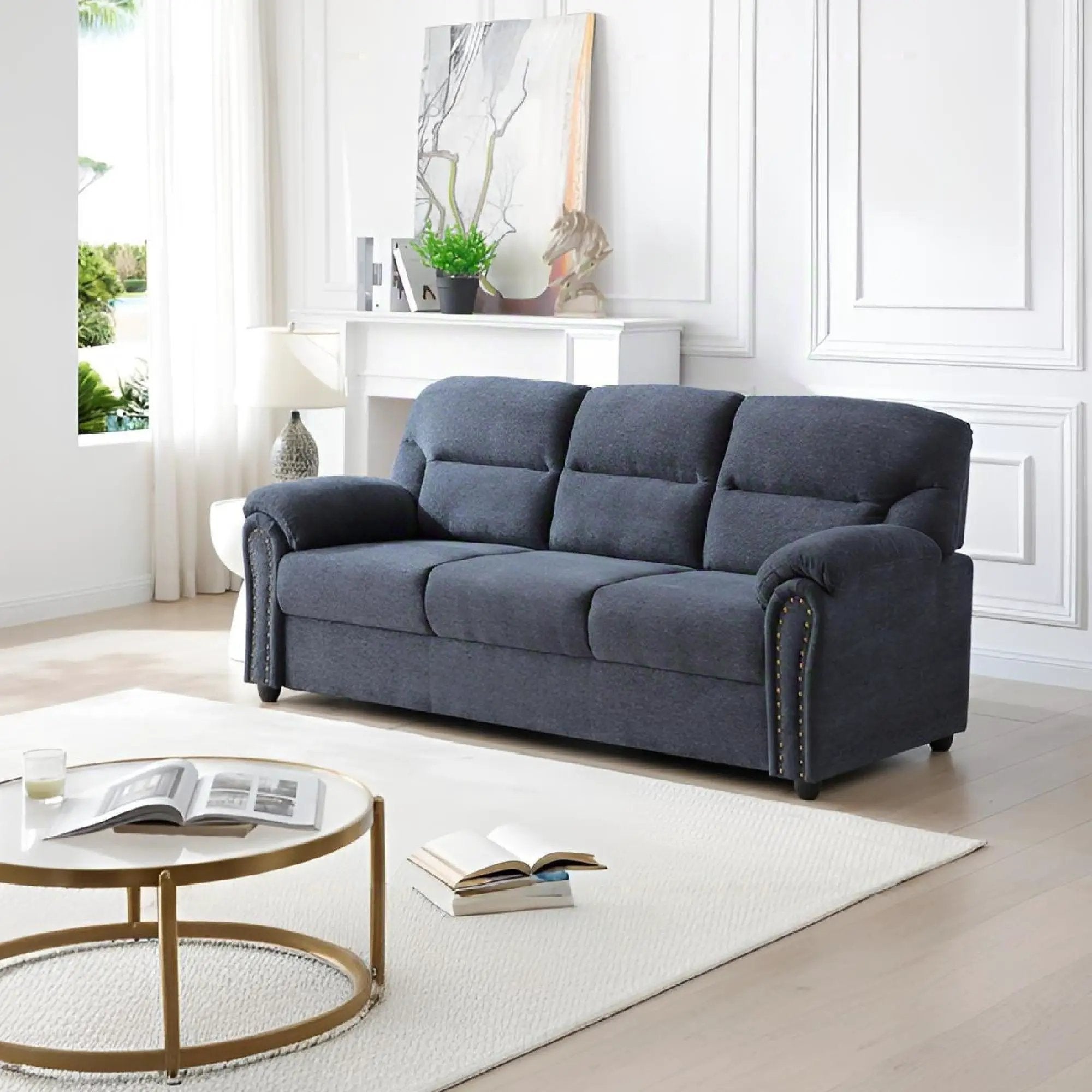 Hamilton - Sofa With Nailhead Trim by HouseOfZazla