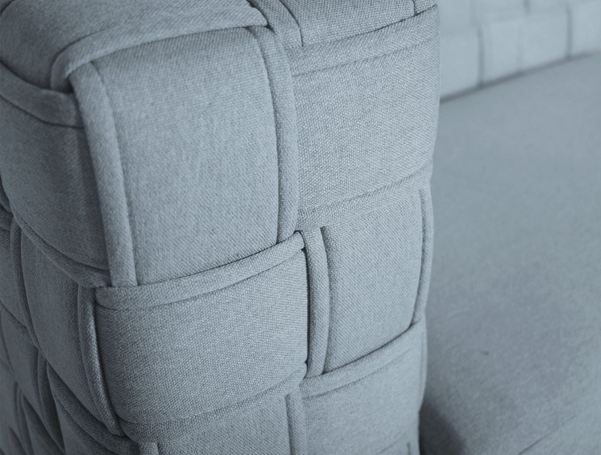 Saree Chenille Chair - Light Blue, photo 3 of 4