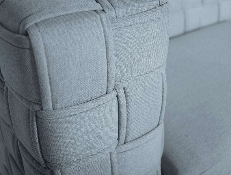 Saree Chenille Chair - Light Blue, photo 3 of 4