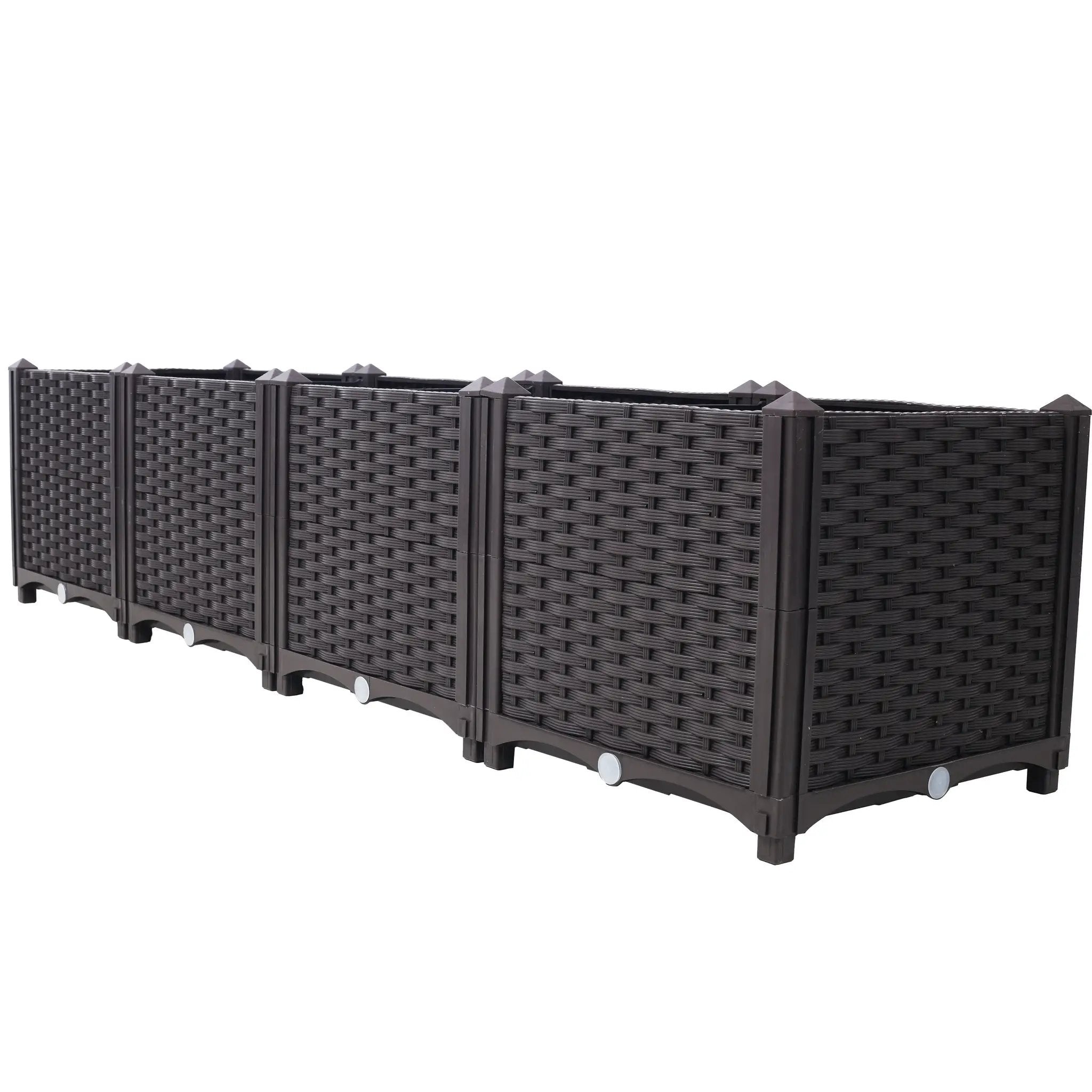 Deep Raised Garden Bed Plastic Planter Boxes by HouseOfZazla