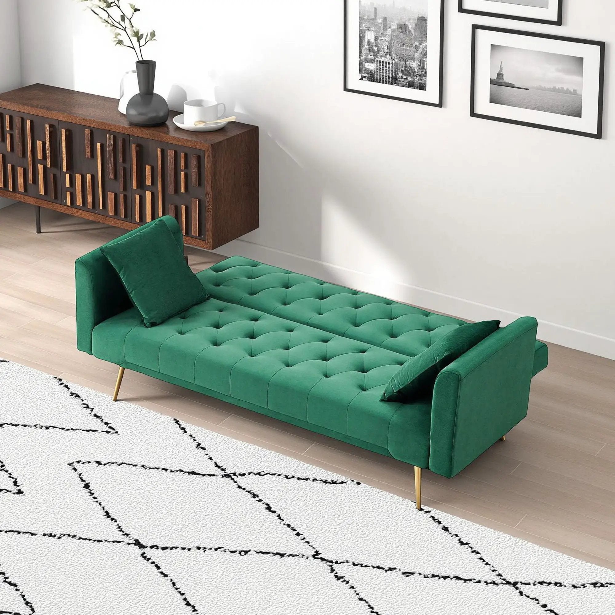 Convertible Double Folding Living Room Sofa Bed by Unique Piece Furniture