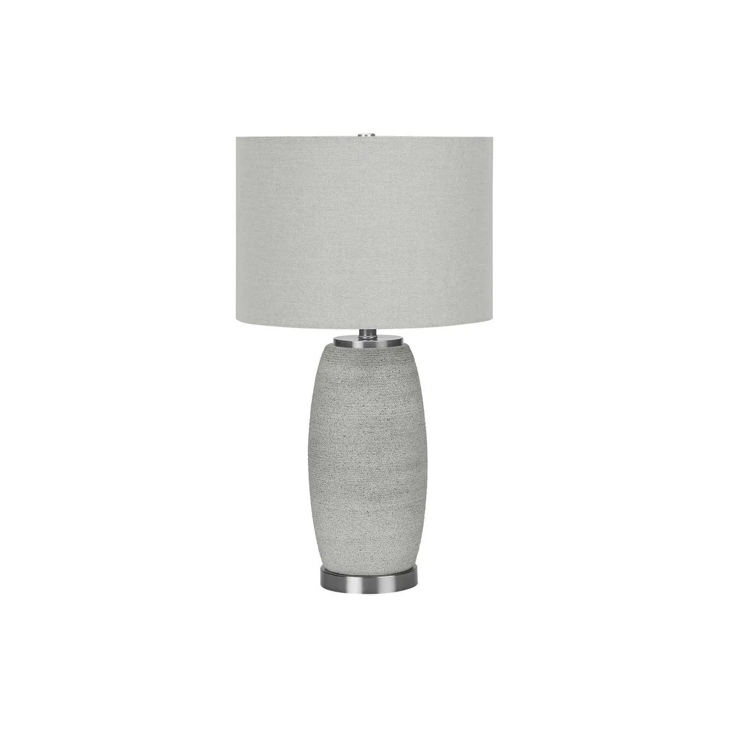 Lighting, Table Lamp, Ceramic, Modern - Gray by Unique Piece Furniture