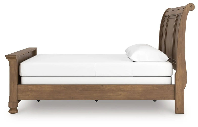 Feddinger - Sleigh Bed by Unique Piece Furniture