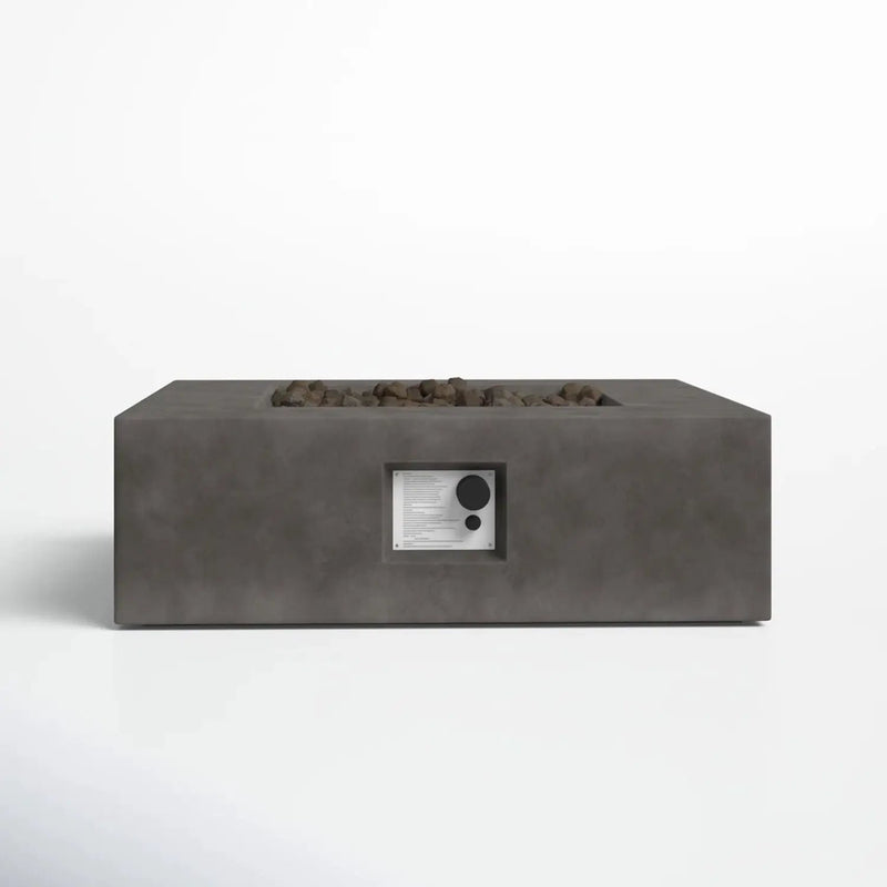 Outdoor Handcrafted Fire Pit Table - Charcoal by HouseOfZazla
