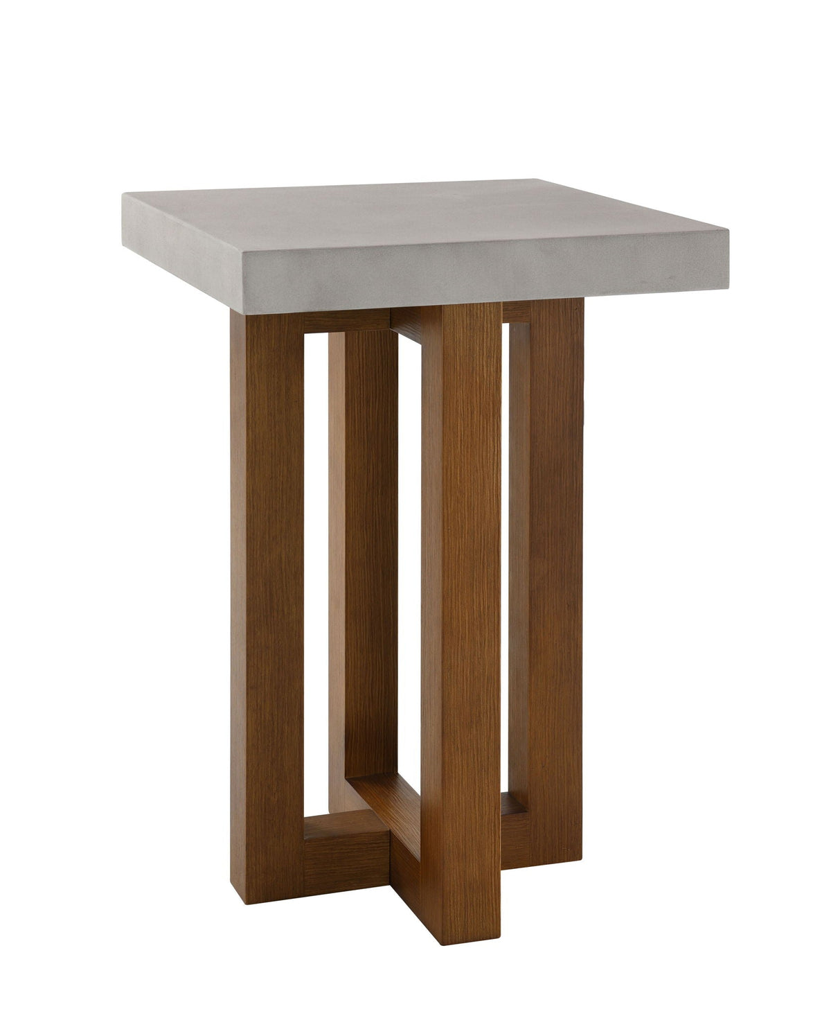 Keven Faux Concrete Top Table with Faux Concrete Surface - Gray, photo 2 of 12