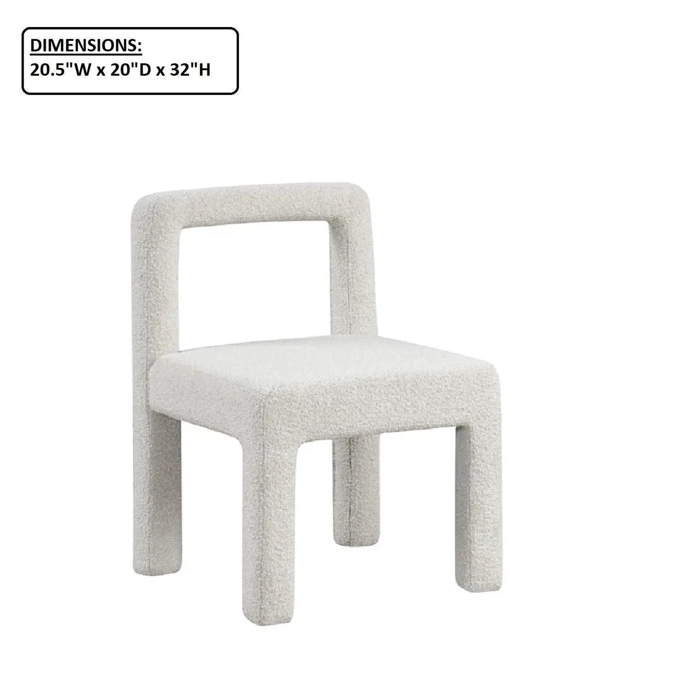 Dining Chairs With Square Open Back (Set of 2) by HouseOfZazla