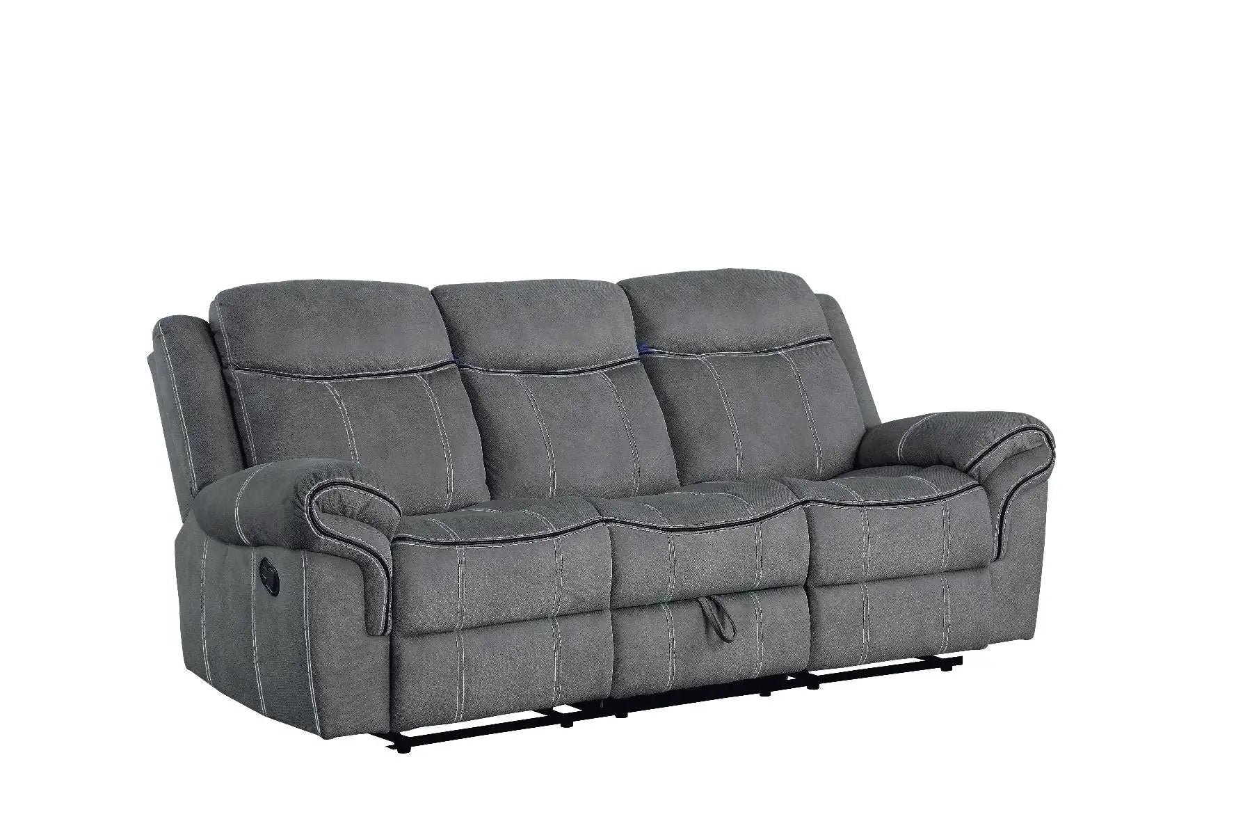 Zubaida - Sofa w/USB Dock & Console(Motion) by Unique Piece Furniture