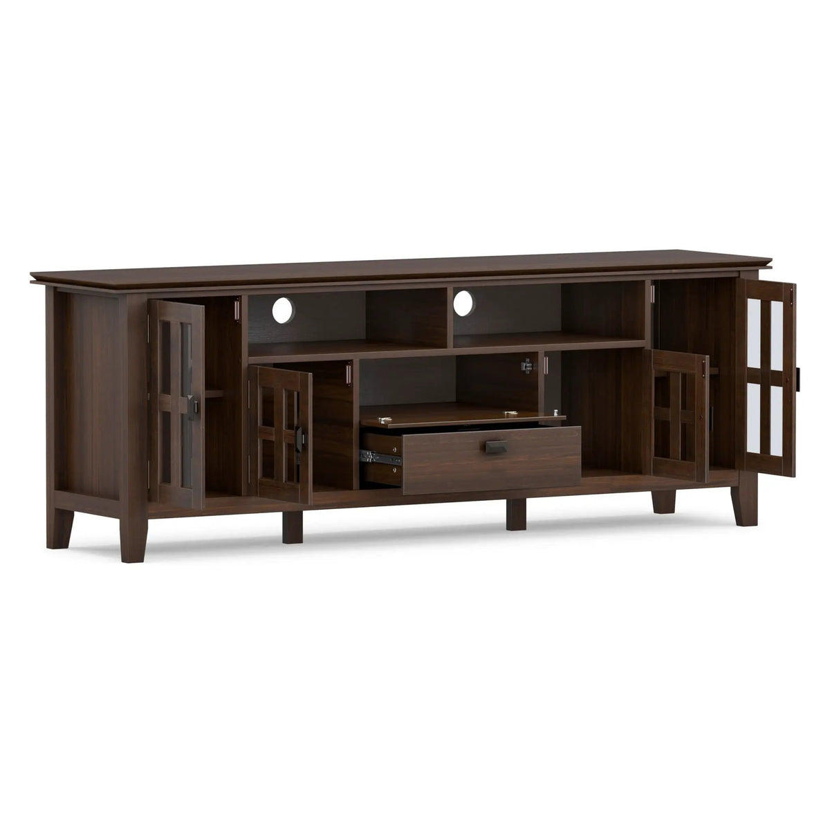 Artisan - TV Media Stand - Natural Aged Brown, photo 2 of 7