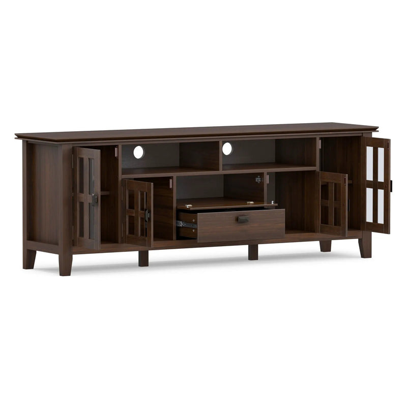 Artisan - TV Media Stand - Natural Aged Brown, photo 2 of 7