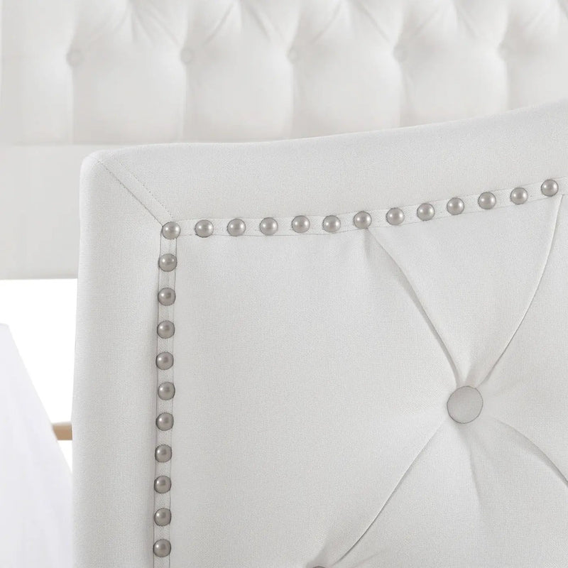 Marcella - Upholstered Shelter Headboard Bed Set by Unique Piece Furniture