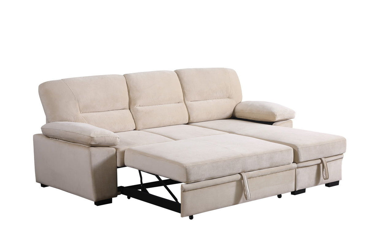 Kipling - Reversible Sleeper Sectional Sofa Chaise, photo 6 of 14