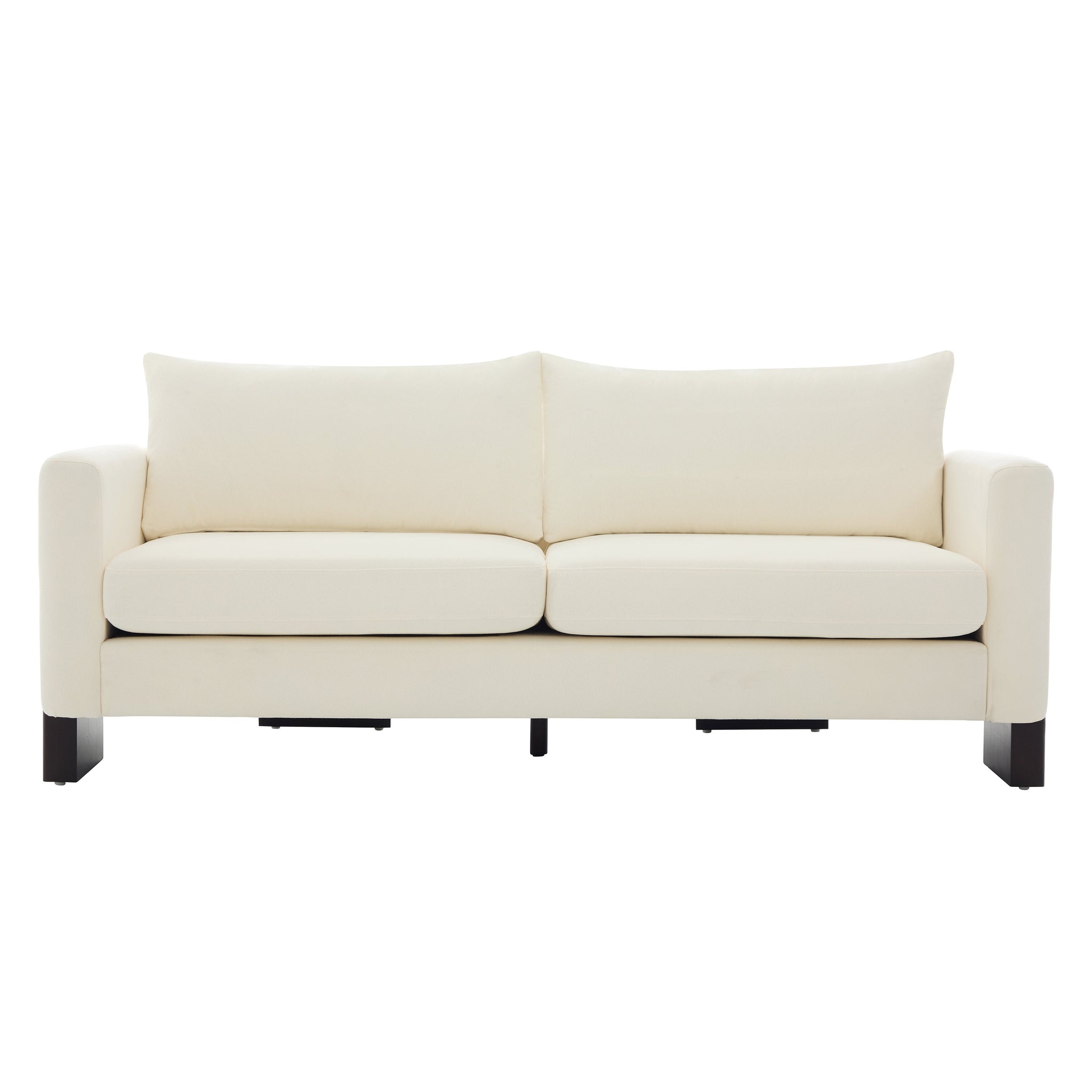 Modern Sofa Couch Stylish 3-Seater Sofa with Rubberwood Legs by HouseOfZazla