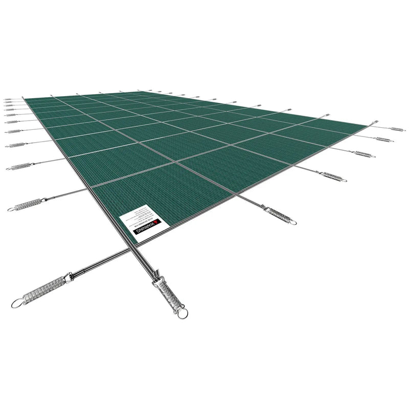 Pool Safety Cover Fits 14x26ft Rectangle Inground Safety Pool Cover by HouseOfZazla