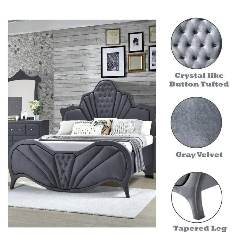 Dante - Bed by Unique Piece Furniture