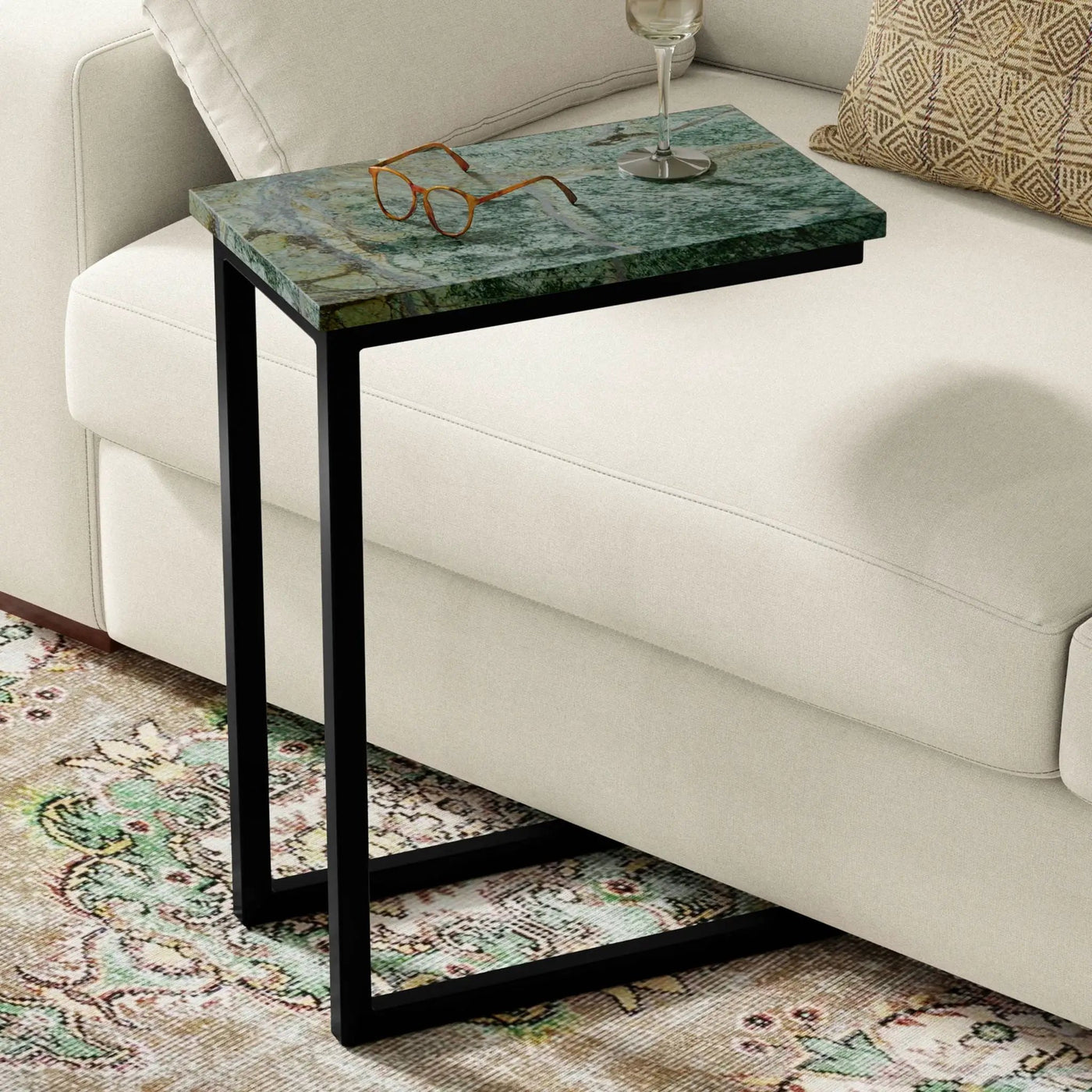Skyler - Handcrafted C Side Table by HouseOfZazla